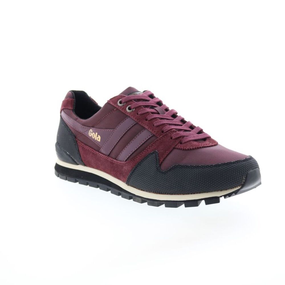 Gola Mens Ridgerunner Ii Burgundy Shoes (NWT) - Picture 2 of 7